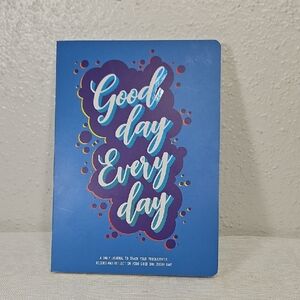 Piccadilly Good Day Every Day Blue and Purple Daily Productivity Planner